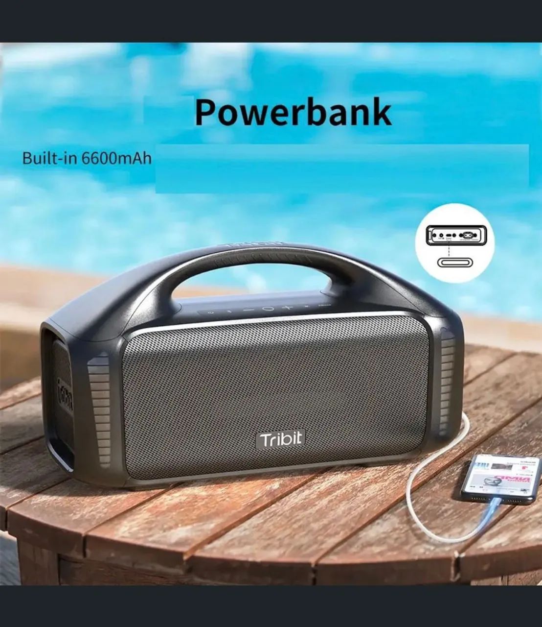 Caixa de Som Tribit 90 whatts Bluetooth  - Foto 5