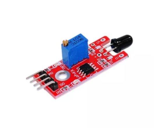 COD-AM95 Sensor Módulo Detector Fogo Flame Chama Arduino Robotica - Foto 4