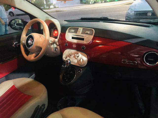 Fiat 500 2013 cult dualogic 1.4 completo revisado baixa km - Foto 10