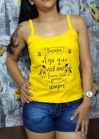 Blusinhas Top regatinhas estampadas oferta atacado - Foto 4