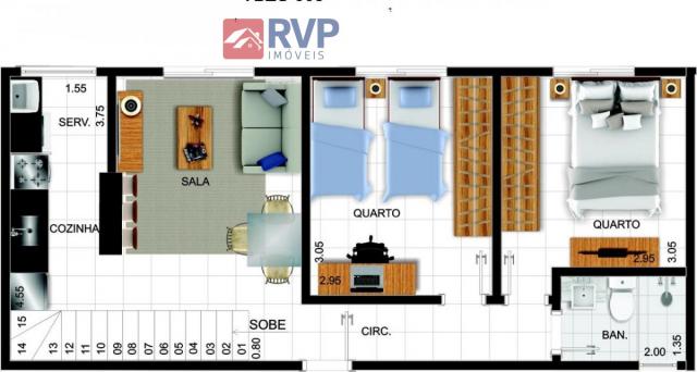 Apartamento, Recanto da Mata, Juiz de Fora-MG - Foto 2