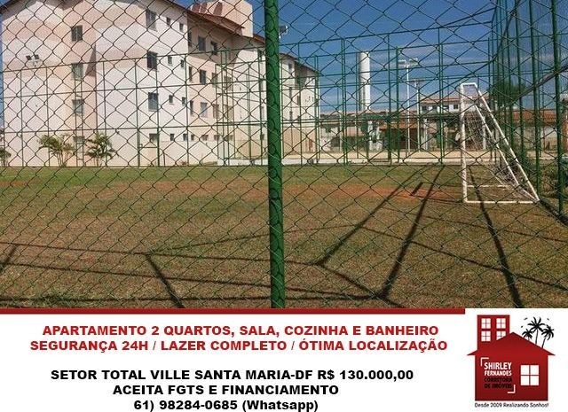 Excelente Apartamento 2 Quartos Setor Total Ville-DF - Foto 13