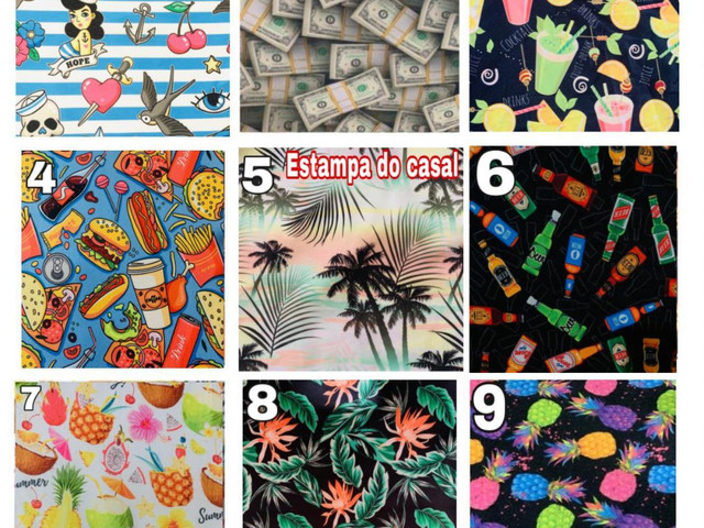 Kit Shorts Summer Casal com 2 Shorts Estampas 2021 - Foto 5