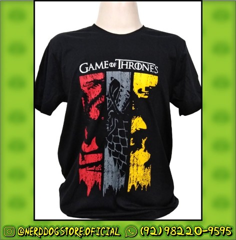 Camisa Game of Thrones (GOT) - NerdDog Store - Stark Daenerys Lannister Targaryen Tyrell - Foto 2