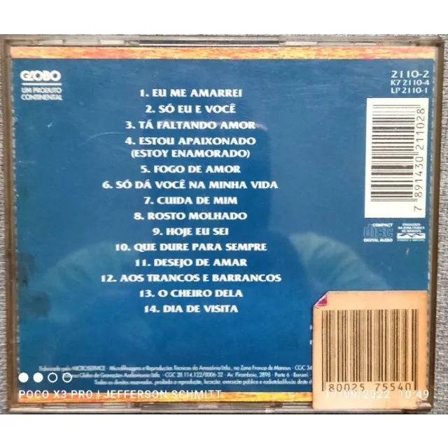 CD João Paulo & Daniel - Os 14 Maiores Sucessos - Foto 3