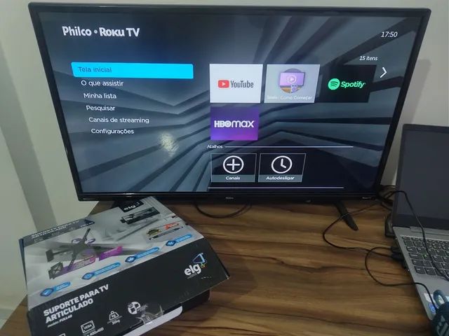 Smart TV 32? Philco Led PTV32G7PR2CSBLH Roku TV Dolby + SUPORTE - Foto 4