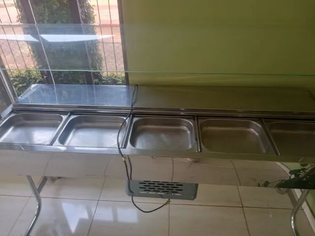 Buffet refrigerado 10 cubas 