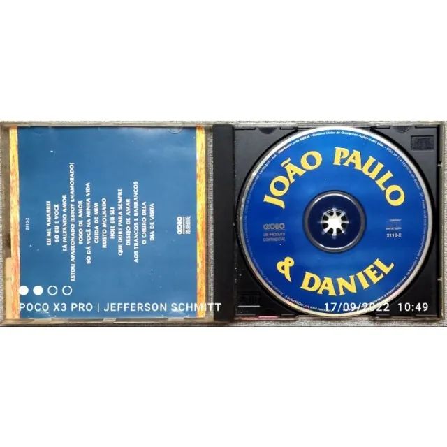 CD João Paulo & Daniel - Os 14 Maiores Sucessos - Foto 2