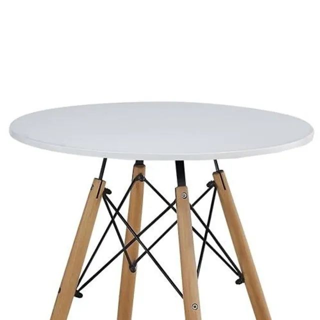 Mesa Eames Branca Tampo MDF **nova na caixa** - Foto 2