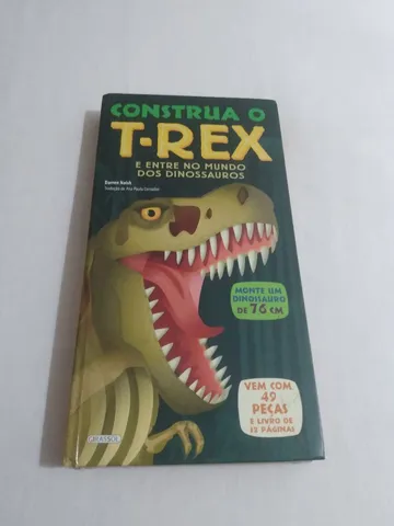 Lote com 12 un do Quebra Cabeça 3D Dinossauro Velociraptor - 41