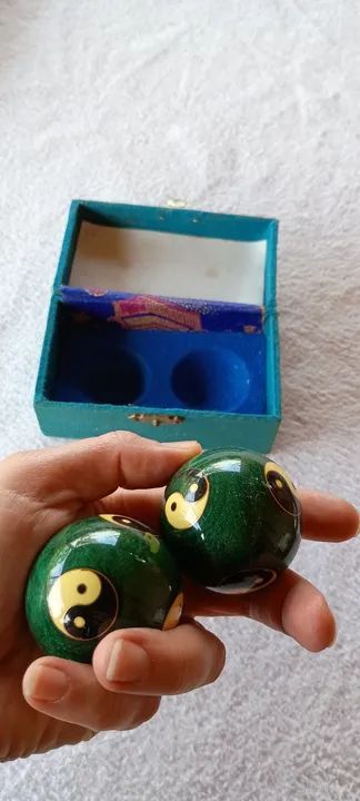 Bolas/esferas terapêuticas orientais, calmantes  - Foto 5