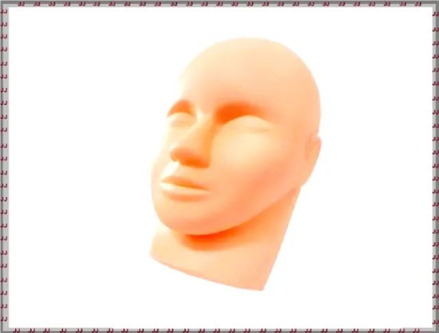 Cabeça para treino de maquiagem - micropigmentação e cílios - Foto 2