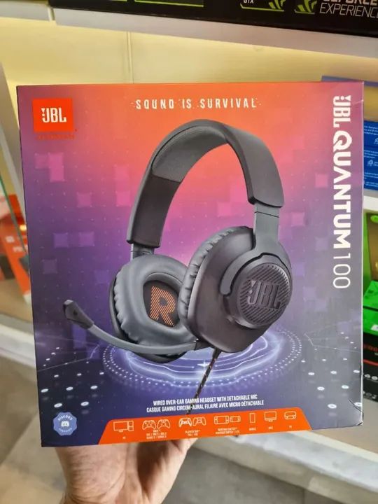 Headset JBL quantum 100 Novo (Anápolis)