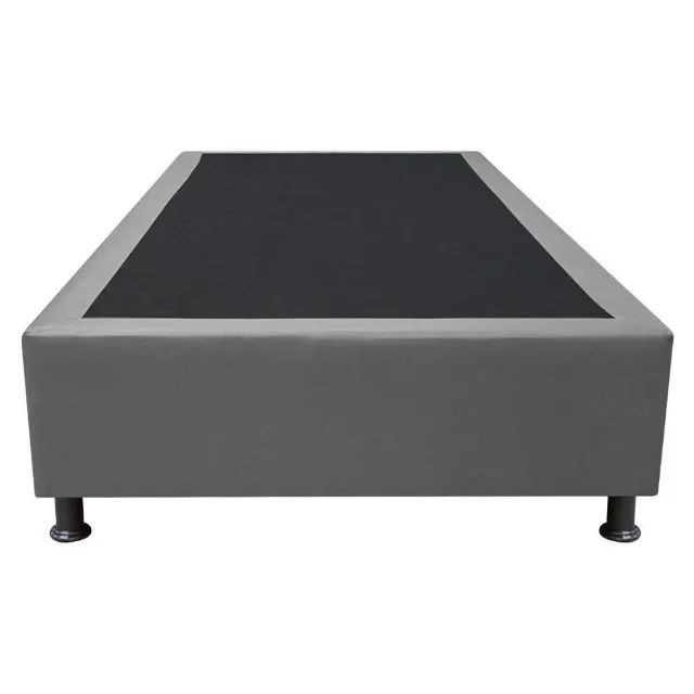 Base tamanho solteiro cinza