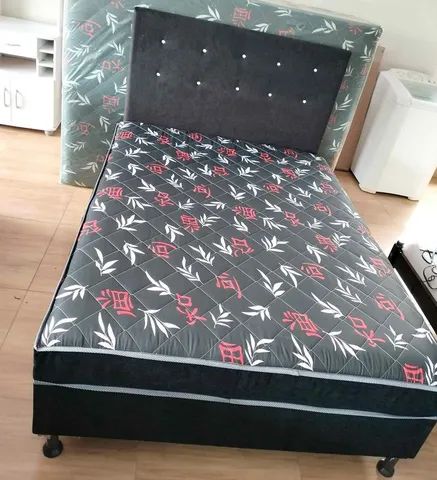 Cama casal conjugado em espuma com cabeceira  - Foto 2