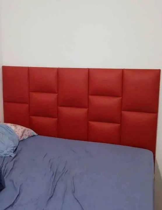 Cabeceira de Cama Box Casal em Couro - Foto 3