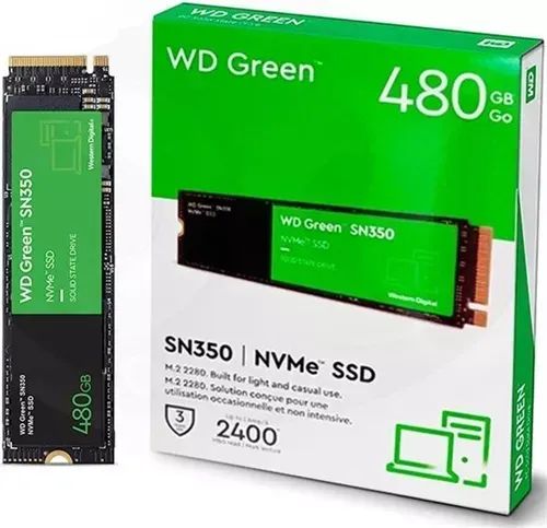 HD SSD M.2 NVME 480GB - WD Green
