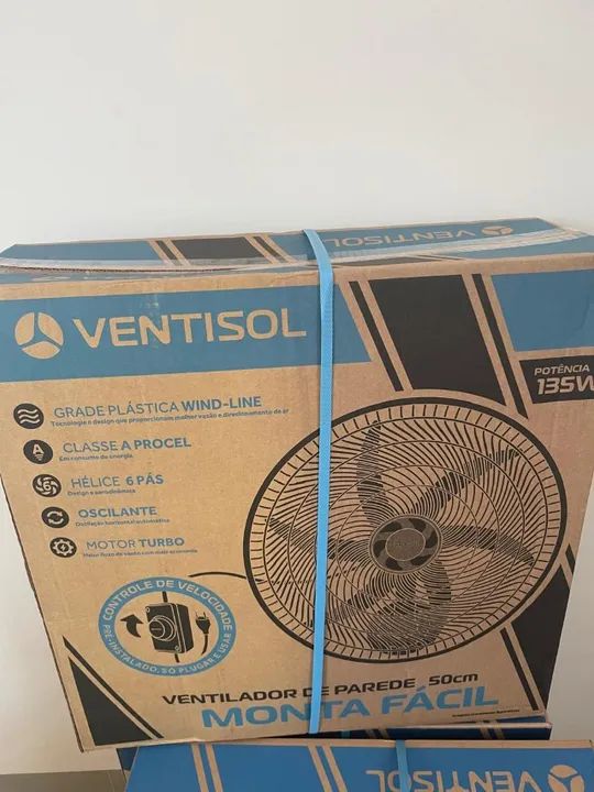 Ventilador de Parede Ventisol Monta Fácil 50cm - Foto 4