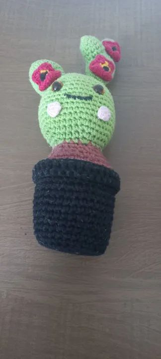 Pequeno Príncipe e Cacto ( amigurumi) - Foto 4