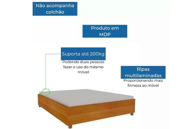 Cama Box Casal Tamanho Queen Estilo Turca. São Produtos Novos Direto da Fábrica. - Foto 5