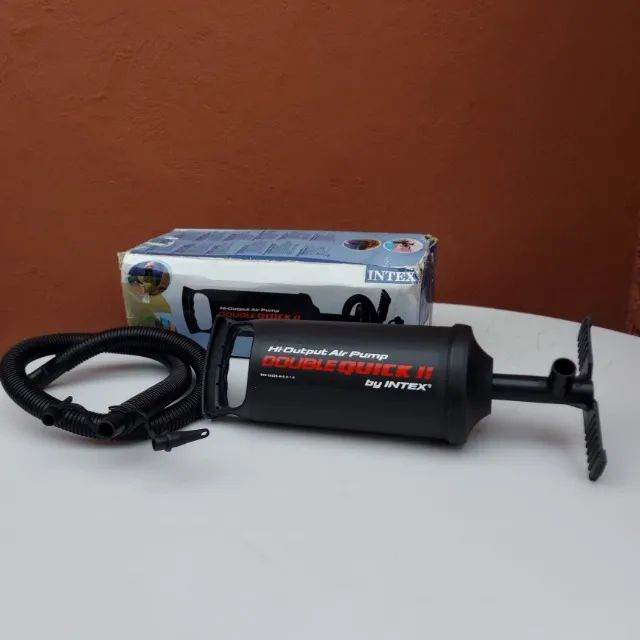 Bomba de Ar Double Quick Pequena Intex