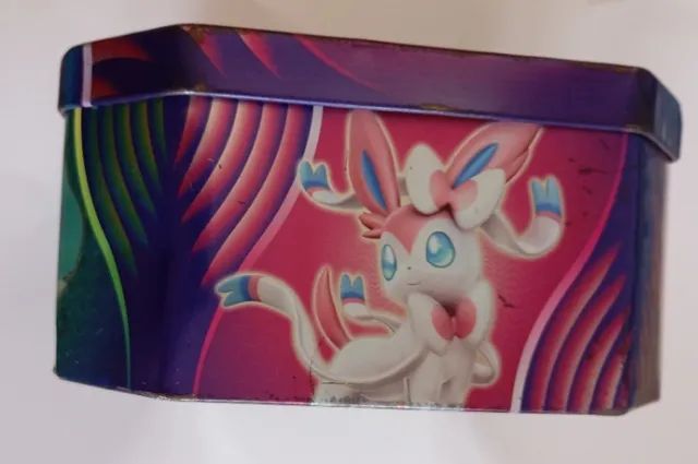 Antiga Lata Vazia De Cards Pokémon - Foto 4