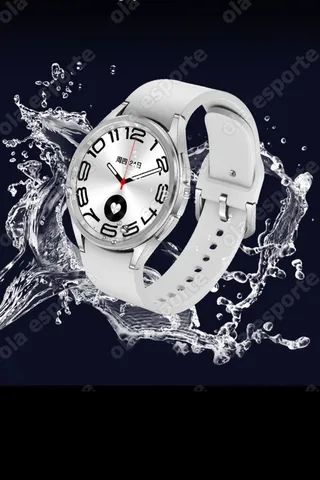 Smartwatch NFC Watch 9 Clássico - Display Amoled - Branco - Unissex - Foto 5