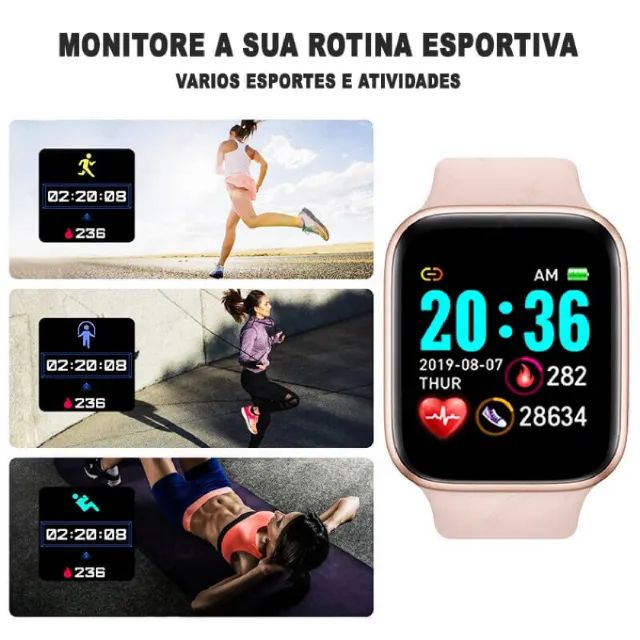 Smartwatch Relógio Inteligente Altomex p/Android IOS- D20 - Foto 4