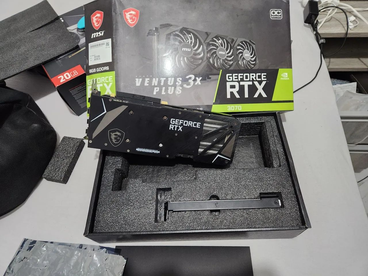 RTX 3070 MSI VENTUS 3X PLUS 8GB - Foto 6
