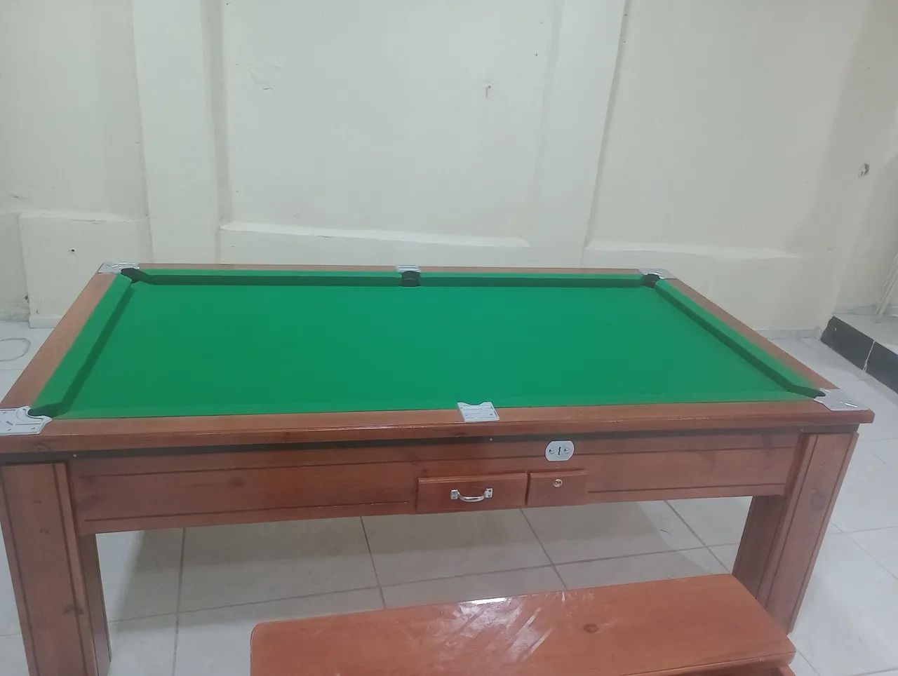 Mesa de Sinuca Comercial Madeirada - Foto 4
