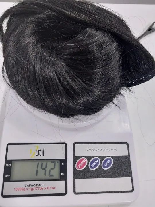 Cabelo bio humano em telas de topo de cabeça. - Foto 4