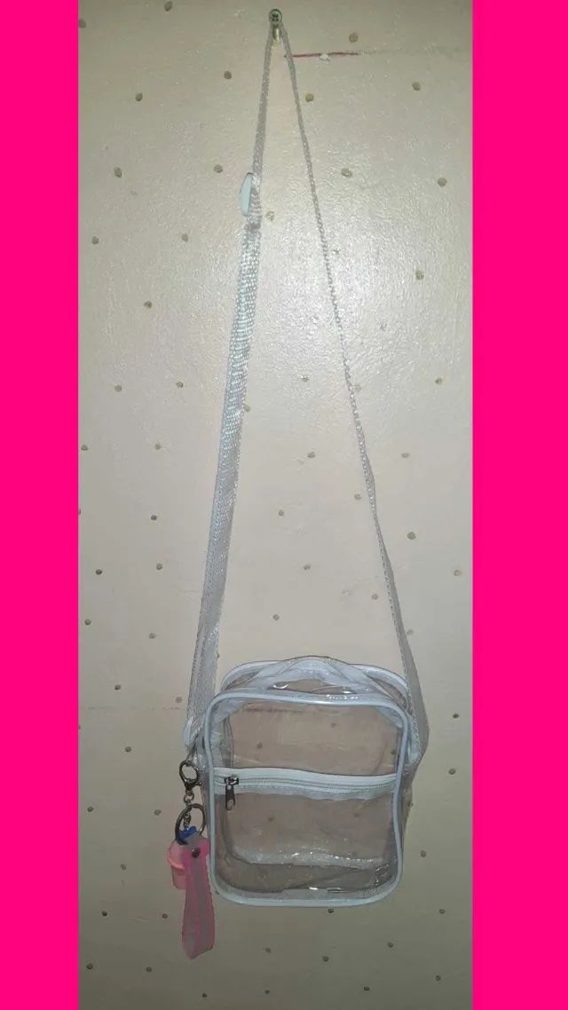 bolsa feminina nova juvenil transparente - Foto 2