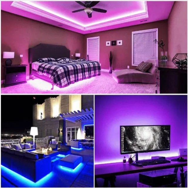 Fita Led 5 Metros Rgb Decorativa Com Controle-Entregas 9h as 22h - Foto 3