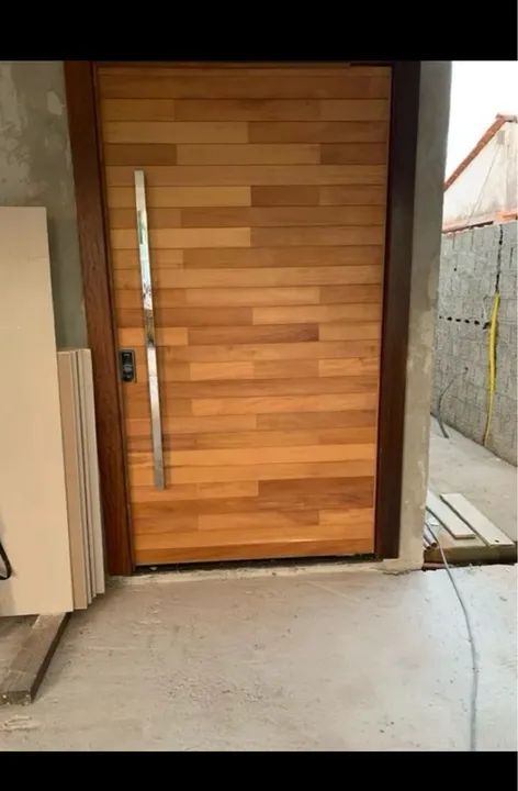 Porta de madeira maciça - SOB MEDIDA - Foto 5