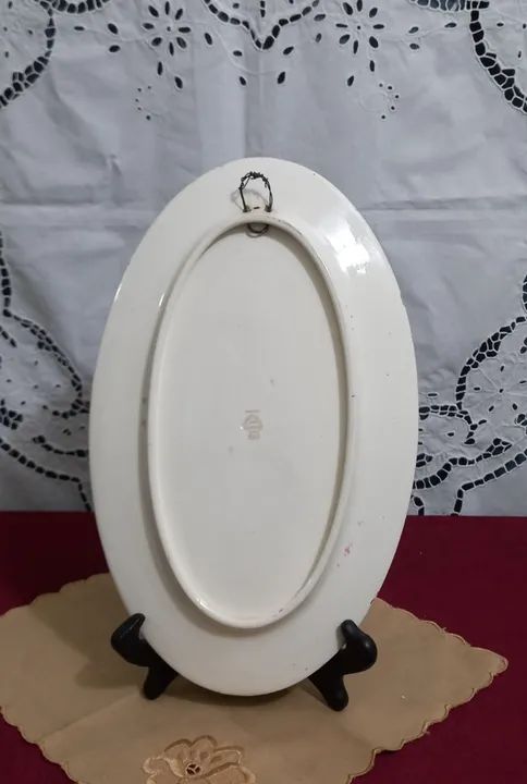 Antiga Placa Delft De Porcelana Alema De Parede - I - Foto 4