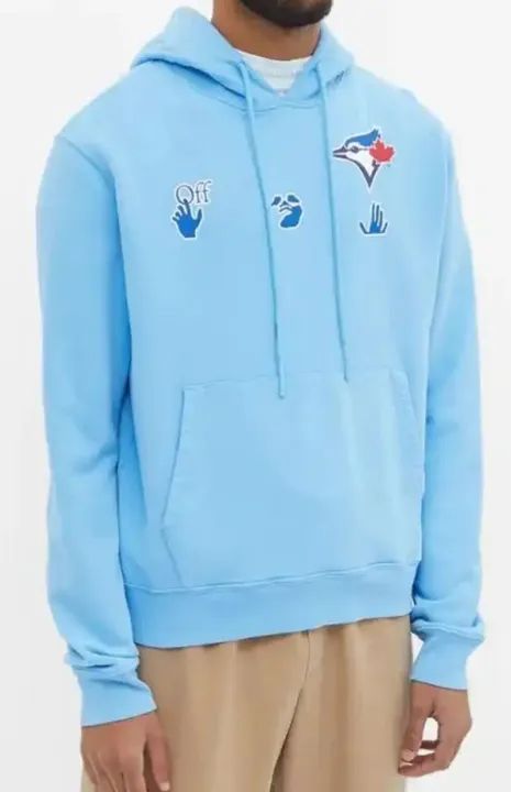 Moletom MLB x Off-White - Toronto Blue Jays Blue - Foto 2