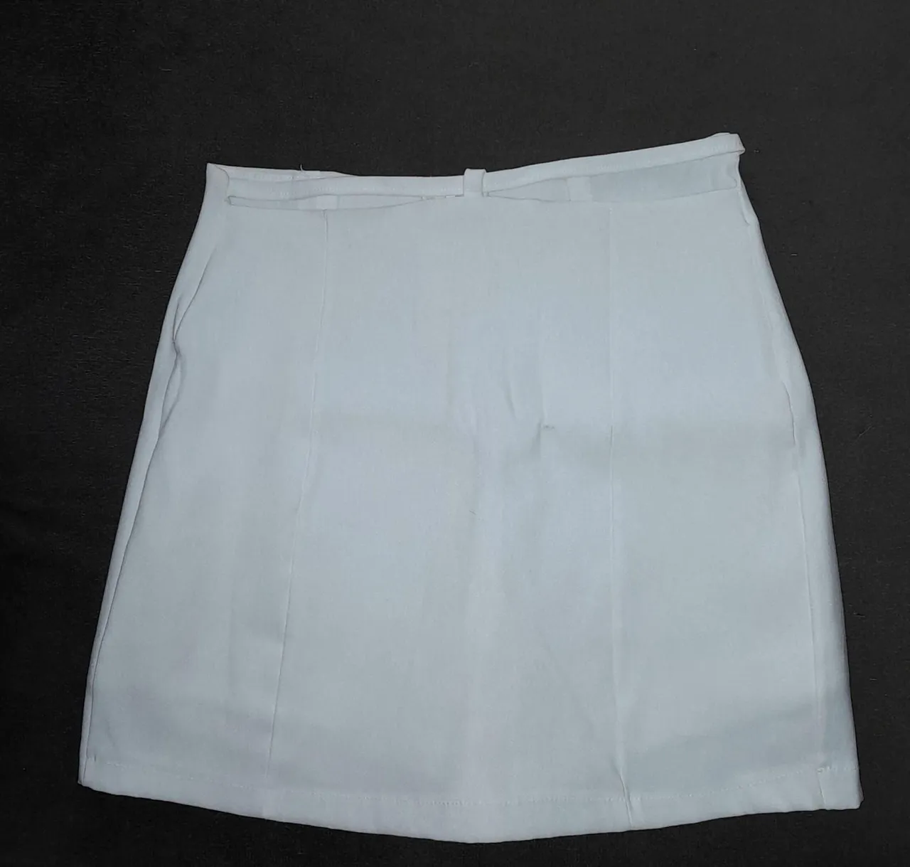 Short Saia branca feminina