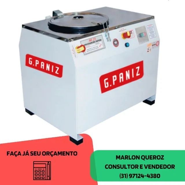 Amassadeira 25 Quilos Rápida G.Paniz 220v Nova