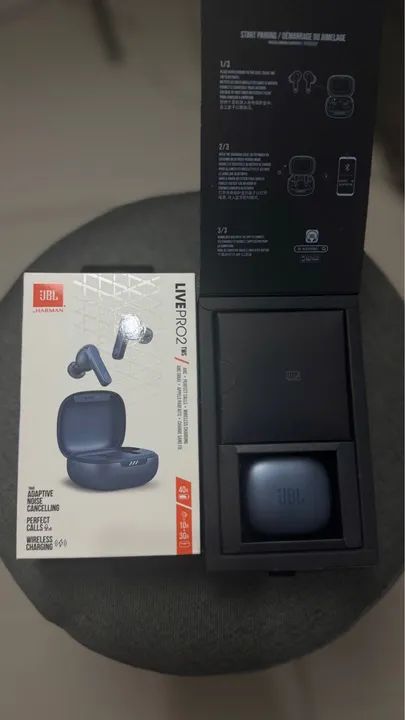 JBL LIVE PRO 2 TWS PERFEITO COMPLETO COMO NAS FOTOS