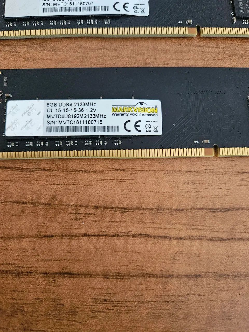 2 pentr de Memória RAM 8GB DDR4 - Foto 2