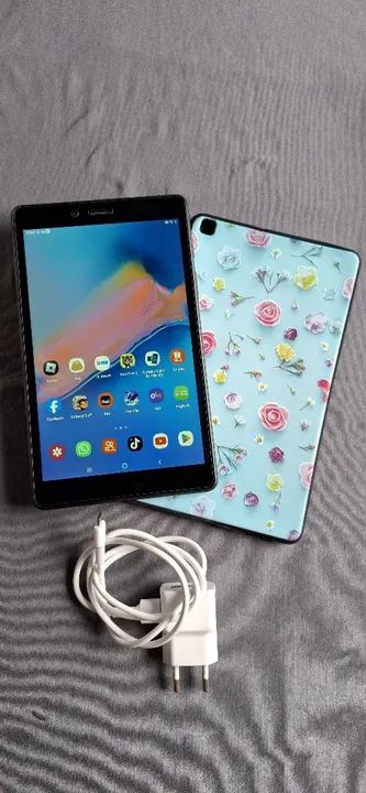 Tablet Samsung Tab A 8.0 Pega chip de operadora Faz ligação sem trincos aceiro cartoes - Foto 3