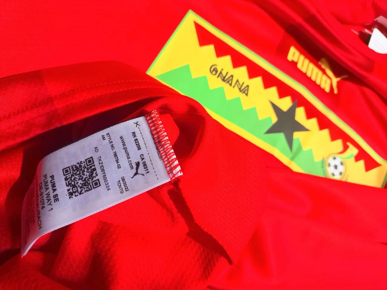 Camisa original Gana 2022 Away - Foto 5