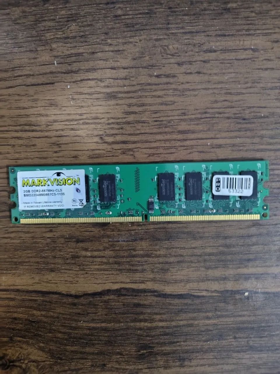 DDR2 Memory 2GB 667/800mhz64374253946499121