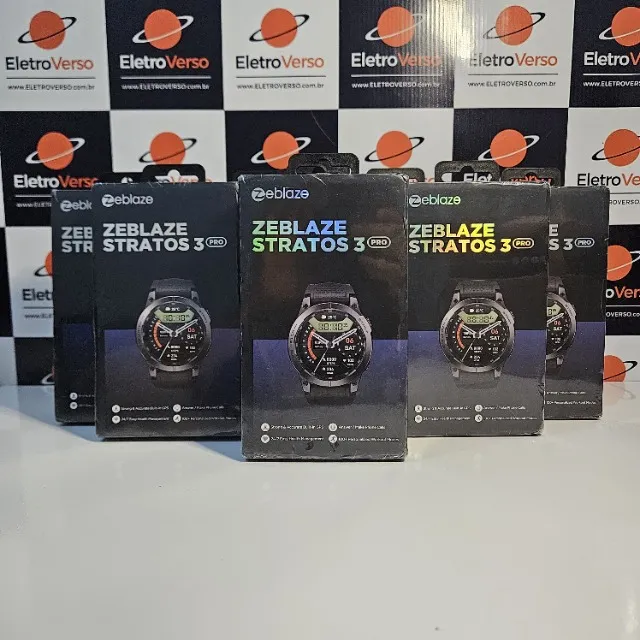Smartwatch Zeblaze Stratos 3 PRO com GPS Integrado - Novo e Lacrado
