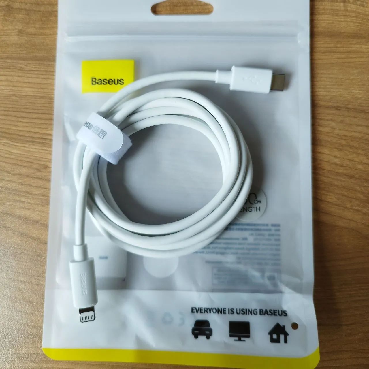 Cabo para iPhone Tipo C para Lightning Baseus 20W PD - Foto 4