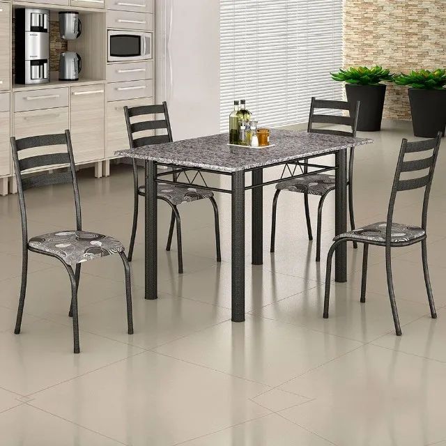 Mesa 4 cadeiras Ronaldo