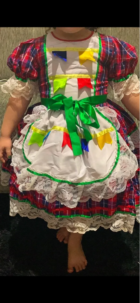 Vestido Junino Infantil