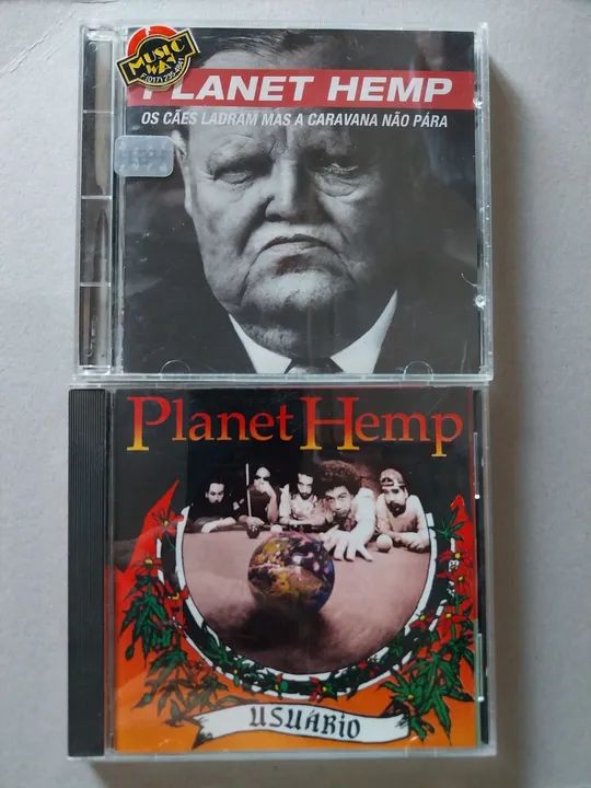 Cds Planet Hemp 02 CDs usados Os cães ladram mas a caravana não pára / Usuário R$ 70 reais