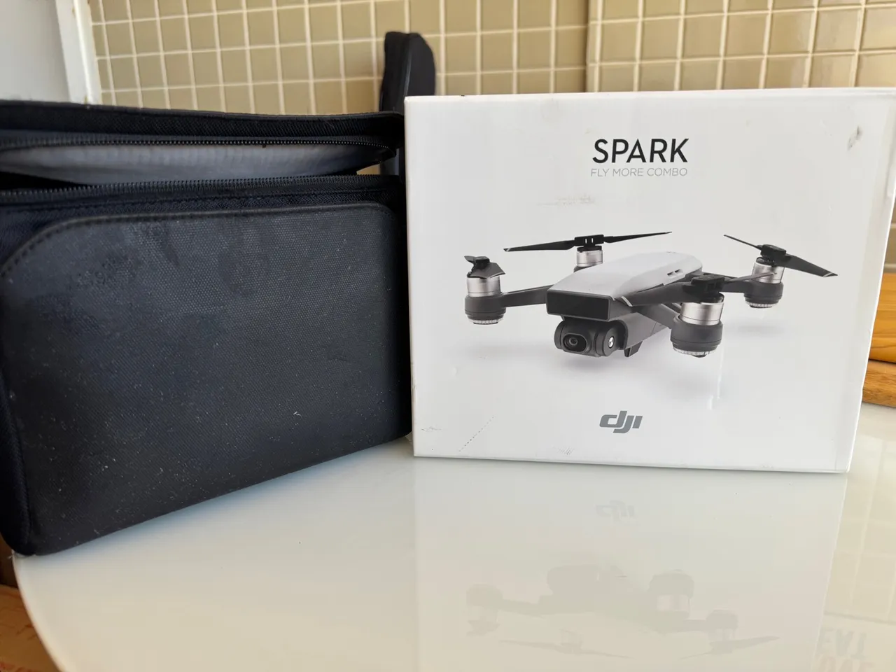 Drone Spark DJI combo fly more pouquíssimo uso