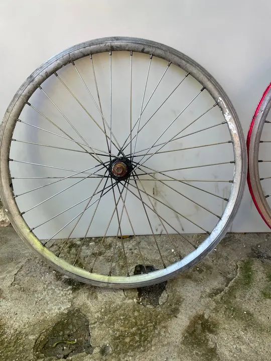 Rodas de bicicleta aro 26 - usadas - Foto 2